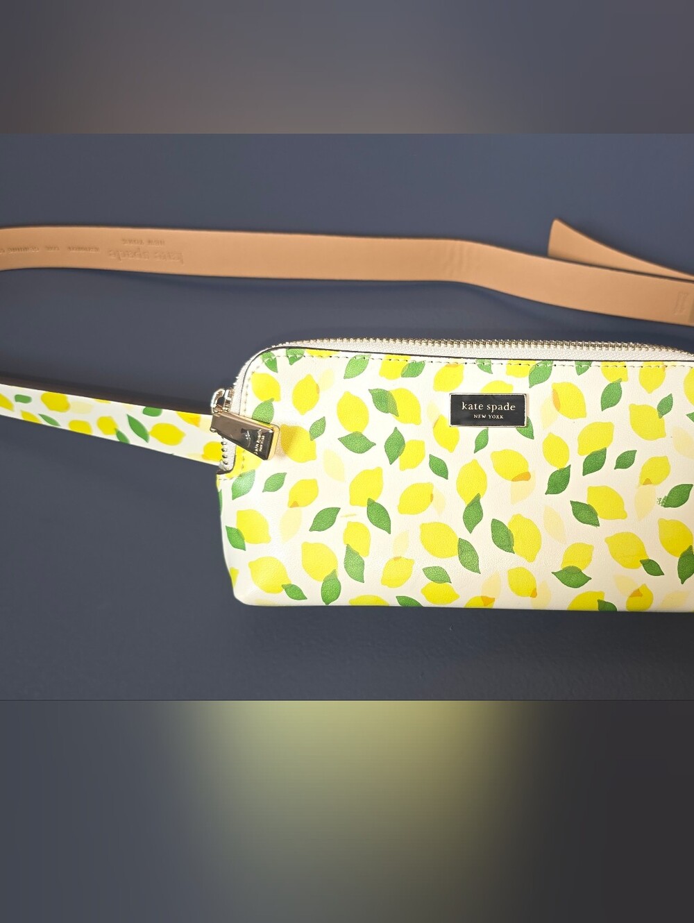 Kate Spade Leather Belt Bag - Lemon Print